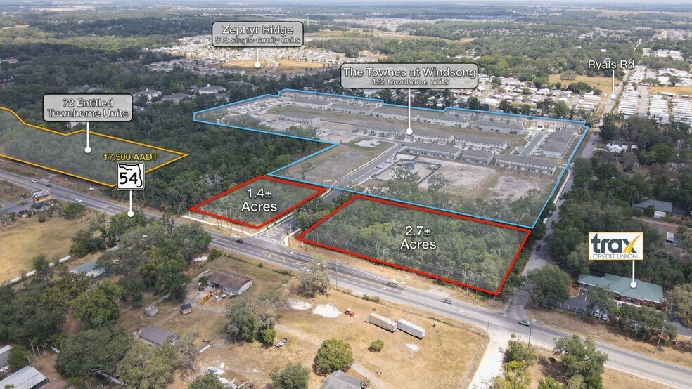 SR 54 & Nathan Pearl St, Zephyrhills, FL à vendre - Photo du bâtiment - Image 1 de 4