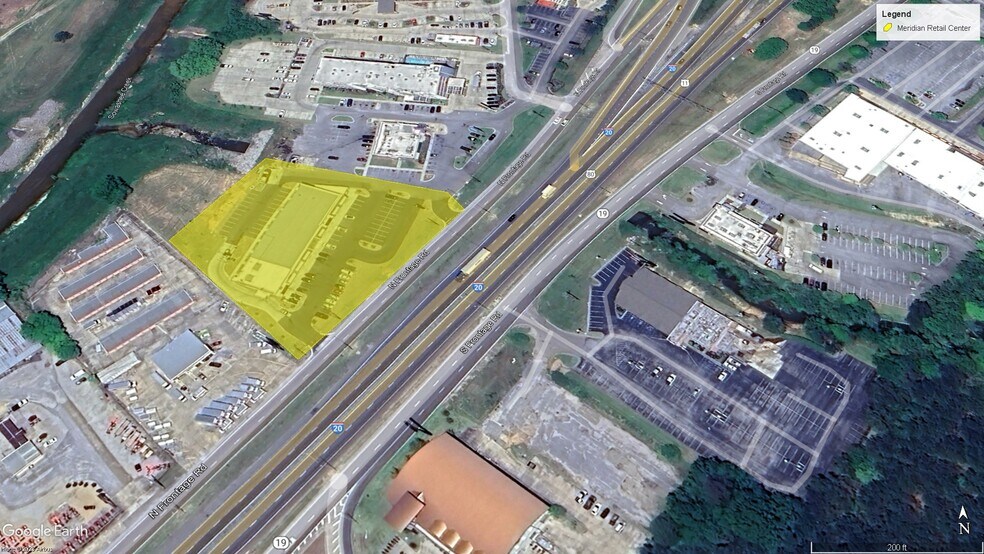 300 N Frontage Rd, Meridian, MS for lease - Aerial - Image 3 of 12