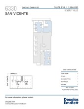 6310 San Vicente Blvd, Los Angeles, CA for lease Floor Plan- Image 1 of 1