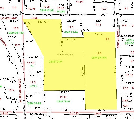 4201 Rib Mountain Dr, Wausau, WI for sale - Plat Map - Image 2 of 2