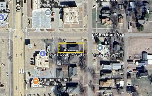 202 S. 6th St., Kingfisher, OK for sale Aerial- Image 1 of 23