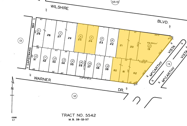 6300 Wilshire Blvd, Los Angeles, CA for lease - Plat Map - Image 2 of 19
