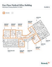 1305 Airport Fwy, Bedford, TX à louer Plan d’étage- Image 2 de 2