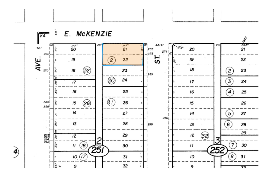 275 N Abby St, Fresno, CA à vendre - Plan cadastral - Image 3 de 11