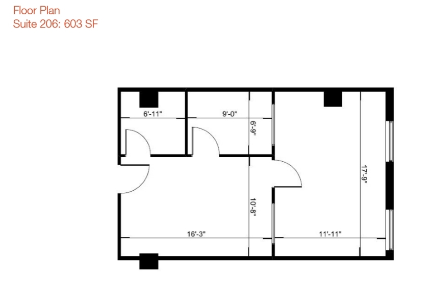 2329-2333 Dundas St W, Toronto, ON for lease Floor Plan- Image 1 of 1