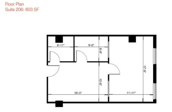 2329-2333 Dundas St W, Toronto, ON for lease Floor Plan- Image 1 of 1