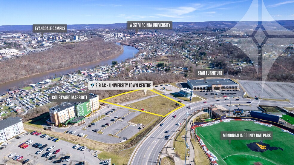 7935 University Town Centre Dr, Morgantown, WV à vendre - Photo du bâtiment - Image 3 de 9