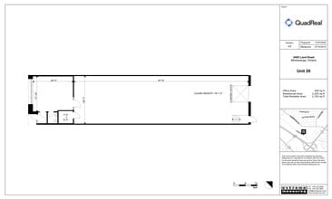 4181 Sladeview Cres, Mississauga, ON for lease Floor Plan- Image 1 of 1