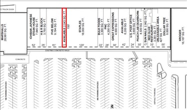 23001-23303 Michigan Ave, Dearborn, MI à louer Plan de site- Image 1 de 1