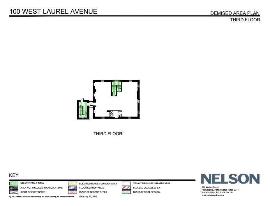 100 W Laurel Ave, Cheltenham, PA à louer Plan d’étage- Image 1 de 1