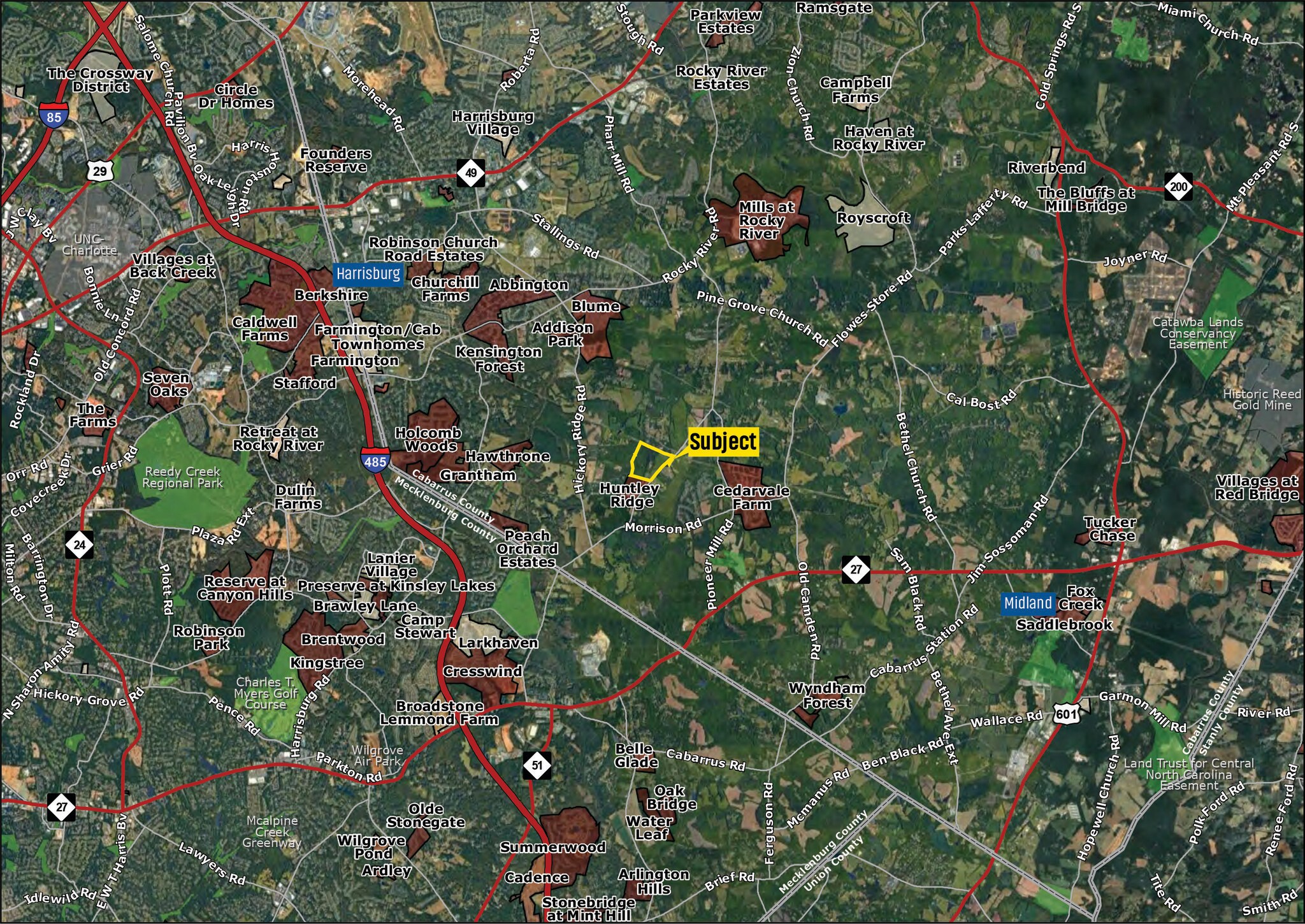 Lower Rocky River Rd, Concord, NC à vendre Photo du bâtiment- Image 1 de 3