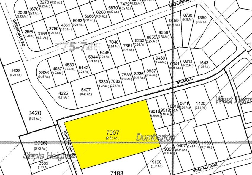 5711 Greendale Rd, Richmond, VA à louer - Plan cadastral - Image 3 de 3
