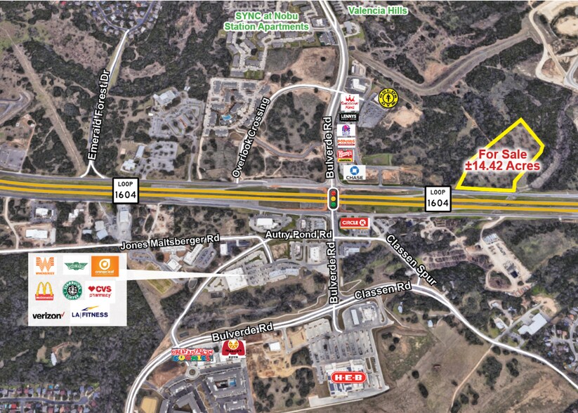 N Loop 1604 & Bulverde Rd, San Antonio, TX à vendre - Photo du bâtiment - Image 1 de 1