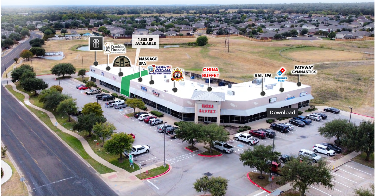 210 Hunters Crossing, Cedar Creek, TX for lease Building Photo- Image 1 of 7