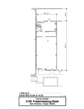 5115-5145 Fredericksburg Rd, San Antonio, TX à louer Plan d’étage- Image 1 de 1
