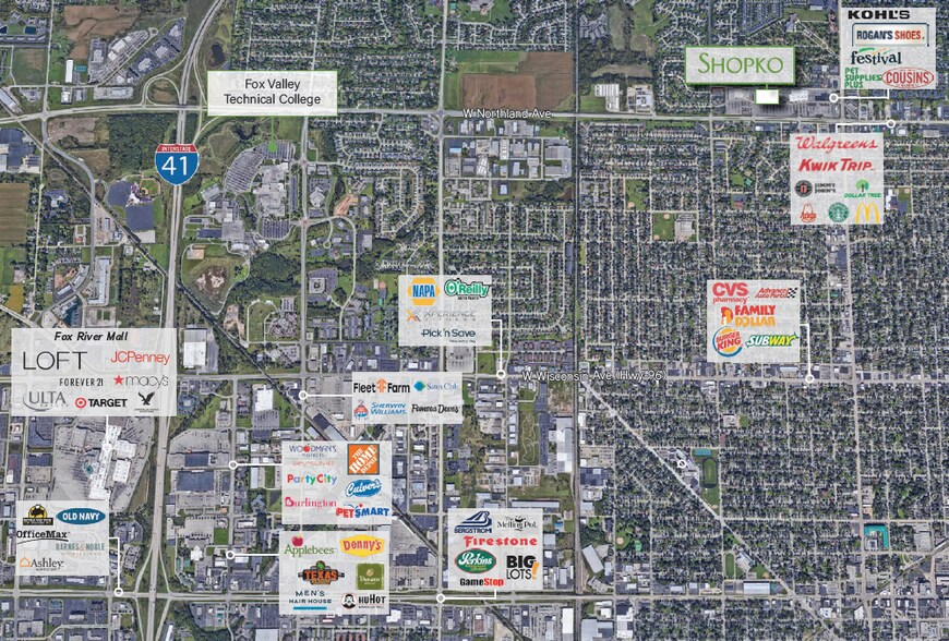 1000 W Northland Ave, Appleton, WI à vendre - Aérien - Image 2 de 26