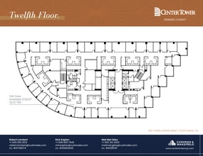 650 Town Center Dr, Costa Mesa, CA à louer Plan d’étage- Image 1 de 1