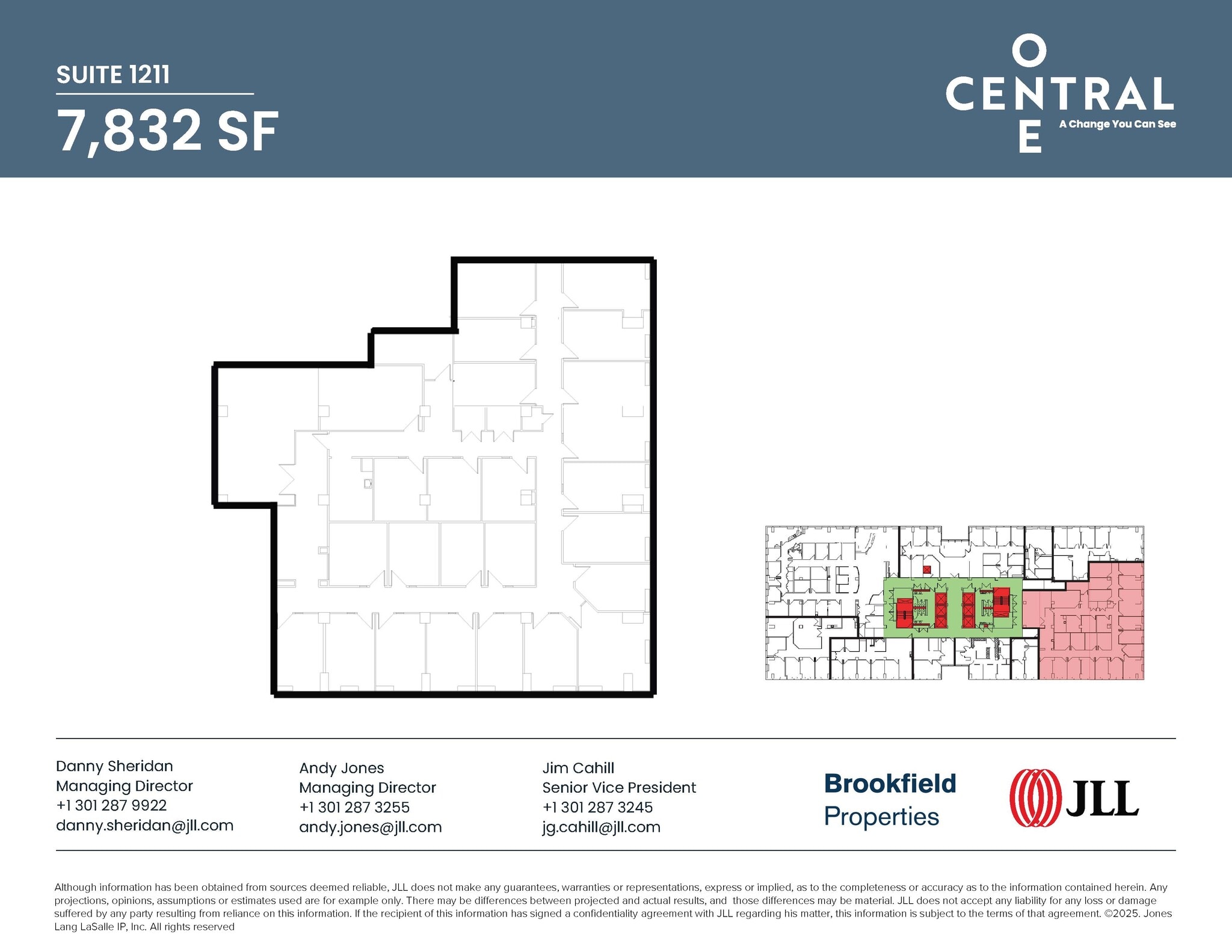 11300 Rockville Pike, North Bethesda, MD à louer Plan d’étage- Image 1 de 2