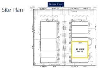 902-910 Gemini, Houston, TX for lease Site Plan- Image 2 of 2