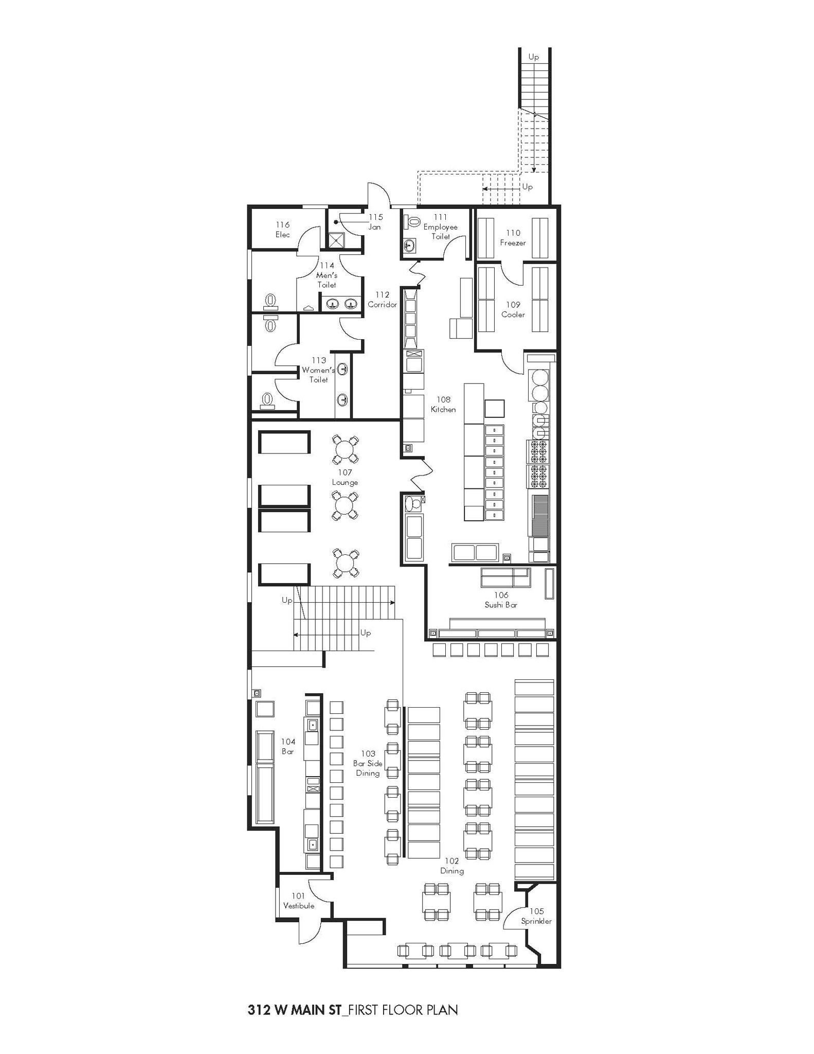 312 W Main St, St Charles, IL for sale Floor Plan- Image 1 of 2