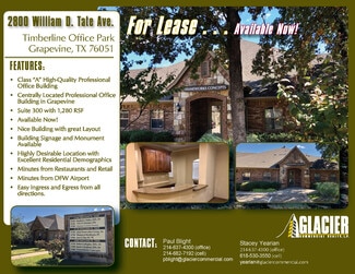 More details for 2800 William D Tate Ave, Grapevine, TX - Office/Medical for Lease