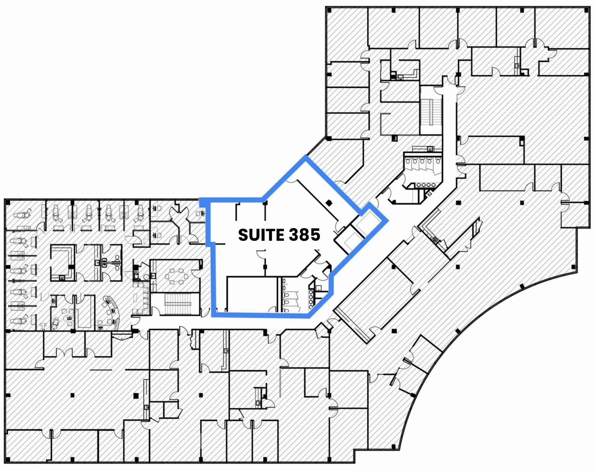 950 Herndon Pkwy, Herndon, VA à louer Plan d’étage- Image 1 de 1