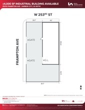 25310 Frampton Ave, Harbor City, CA for lease Site Plan- Image 1 of 2