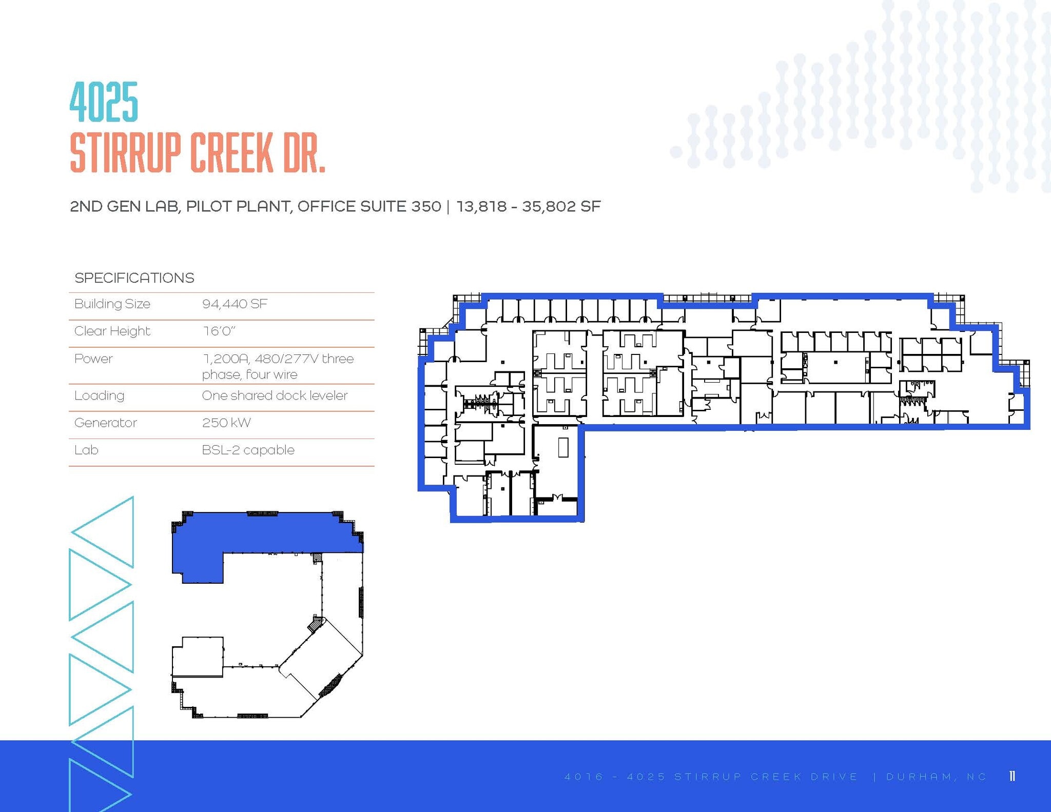 4016-4025 Stirrup Creek Dr, Durham, NC for lease Floor Plan- Image 1 of 1