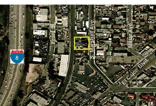 606 Marshall Ave, El Cajon, CA - AERIAL  map view