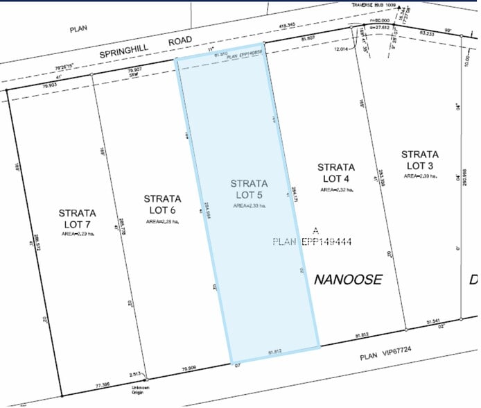 Springhill Rd, Parksville, BC for sale - Plat Map - Image 3 of 3
