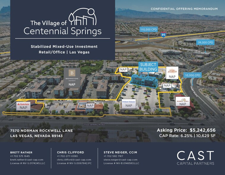 7570 Norman Rockwell Ln, Las Vegas, NV à vendre - Photo du bâtiment - Image 2 de 18