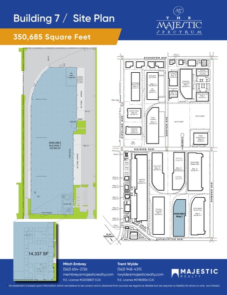 4340 Eucalyptus Ave, Chino, CA for lease - Site Plan - Image 1 of 7