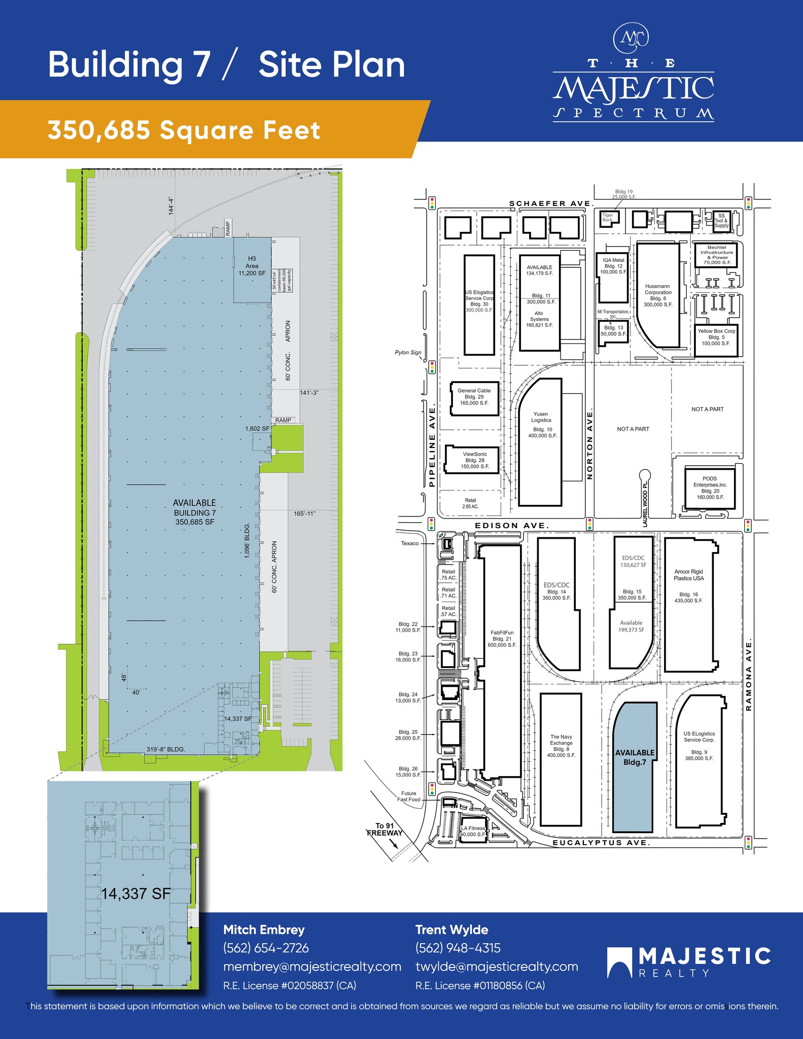 4340 Eucalyptus Ave, Chino, CA for lease Site Plan- Image 1 of 8