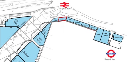 Ariel Way, London for lease Site Plan- Image 2 of 2