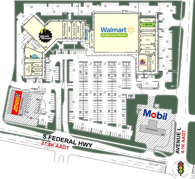 3001-3195 S Federal Hwy, Delray Beach, FL à louer - Photo du bâtiment - Image 2 de 9