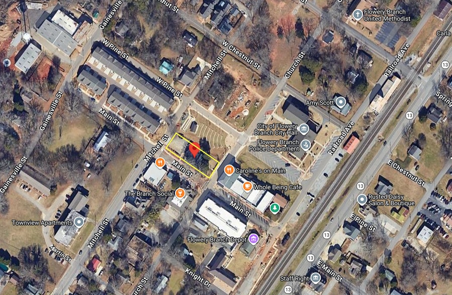 5510 Church St, Flowery Branch, GA for sale - Aerial - Image 1 of 3