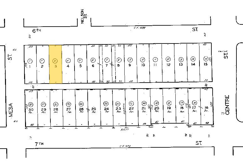 381-385 W 6th St, San Pedro, CA à louer - Plan cadastral - Image 2 de 13