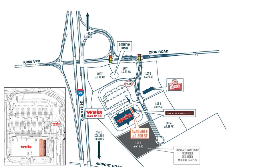 170 Buckaroo Ln, Bellefonte, PA for sale - Site Plan - Image 2 of 2