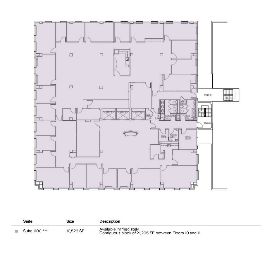 7735 Old Georgetown Rd, Bethesda, MD à louer Plan d  tage- Image 1 de 1