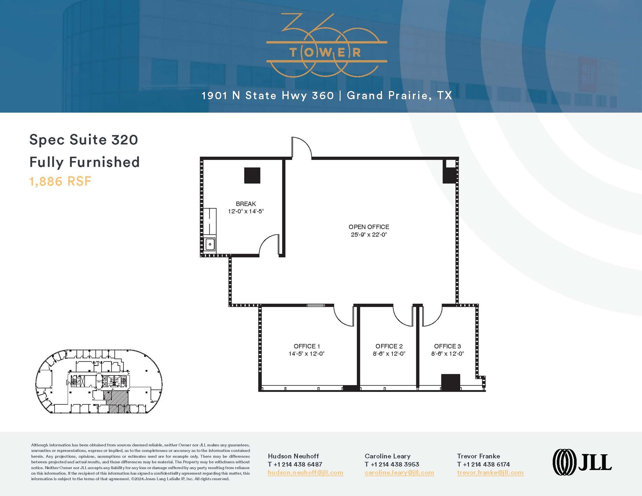 1901 N State Highway 360, Grand Prairie, TX à louer Plan d  tage- Image 1 de 2