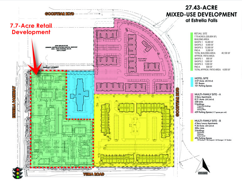 Estrella Pky, Goodyear, AZ à louer - Plan de site - Image 3 de 3