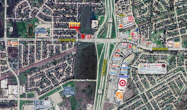 NWQ TX-360 & SUBLETT Rd, Arlington, TX - AERIAL  map view - Image1