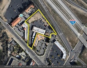 271-293 San Jacinto River Rd, Lake Elsinore, CA - AERIAL  map view