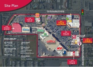 1110-1150 W 6th St, Corona, CA for lease Site Plan- Image 1 of 1