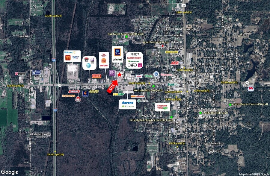 804 W Oak St, Amite, LA à louer - Photo du bâtiment - Image 3 de 3