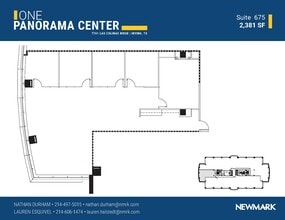 7701 Las Colinas Rdg, Irving, TX for lease Floor Plan- Image 1 of 1
