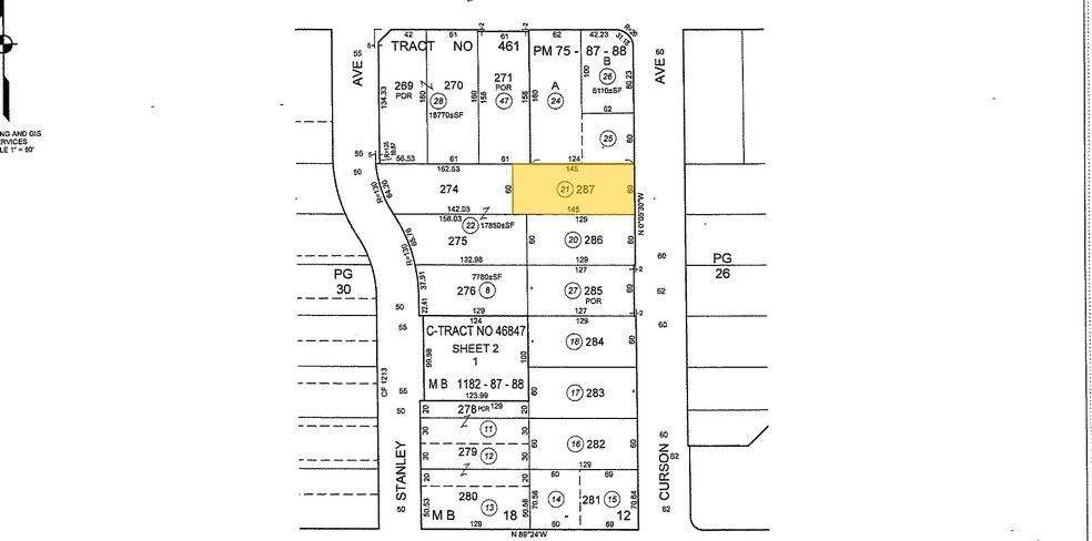 1439 N Curson Ave, Los Angeles, CA à vendre - Plan cadastral - Image 2 de 24