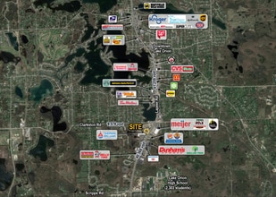 1150-1166 S Lapeer Rd, Lake Orion, MI - Aerial map view