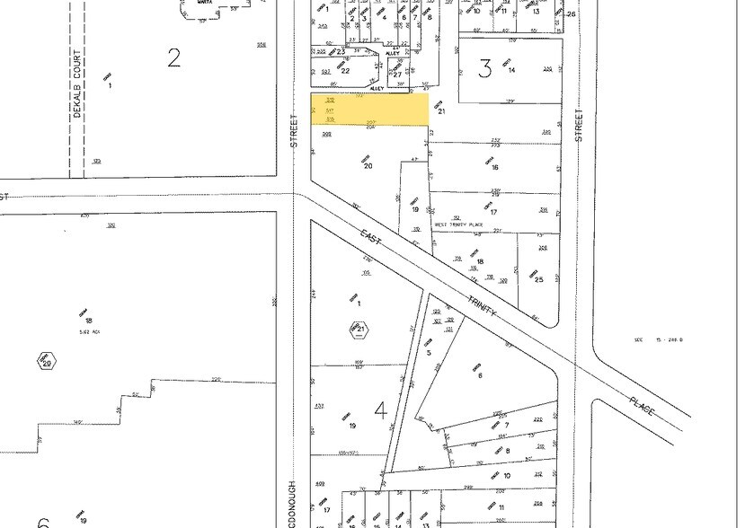 515 N McDonough St, Decatur, GA à louer - Plan cadastral - Image 3 de 3