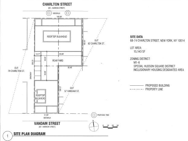 70 Charlton St, New York, NY à vendre - Plan de site - Image 1 de 1